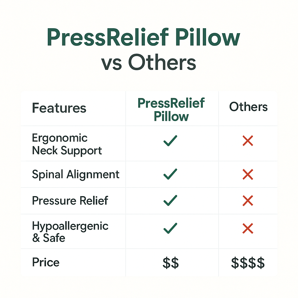 PressRelief™ Pillow For Spine And Sleep