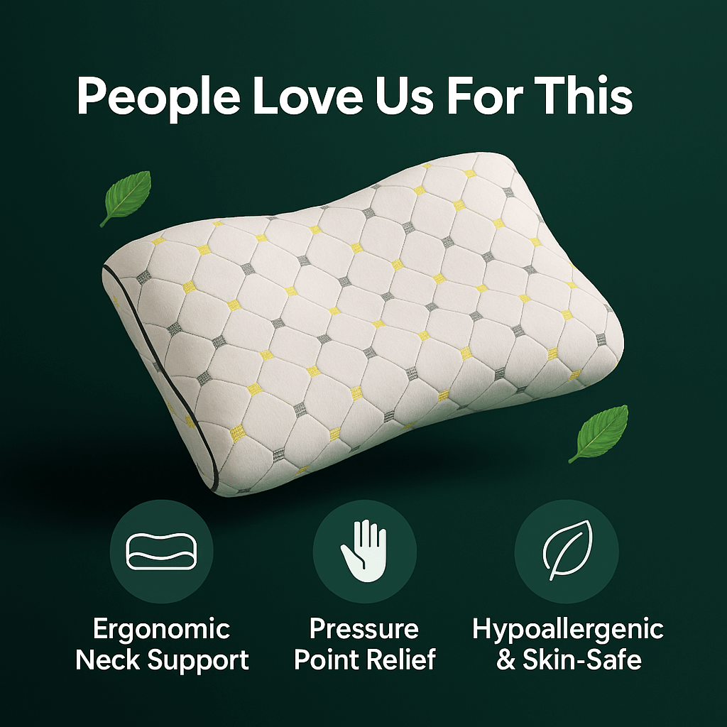 PressRelief™ Pillow For Spine And Sleep