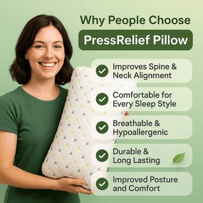 PressRelief™  Pillow For Spine And Sleep
