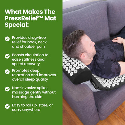 PressRelief™ Premium Acupressure Mat