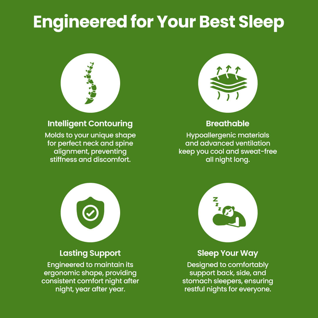 PressRelief™  Pillow For Spine And Sleep